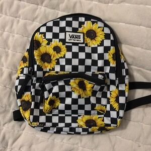 Vans Sunflower Checkered Mini Backpack